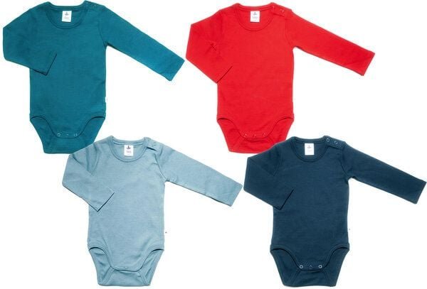 Leela Cotton 4er Langarmbody Set