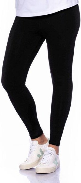 Milchshake High-Waist Basic Leggings aus weichem Modal French-Terry