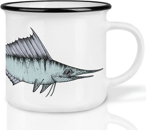 LIGARTI Keramiktasse – Schwertfisch