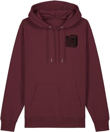 ilovemixtapes Unisex Bio Hoodie „Das kleine Schallplattenregal“ – Fair Wear, Musik-Motiv mit Plattenspieler, nachhaltig ...