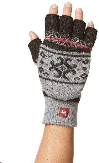 Apu Kuntur Alpaka Kängeru-Strickhandschuhe aus Peru