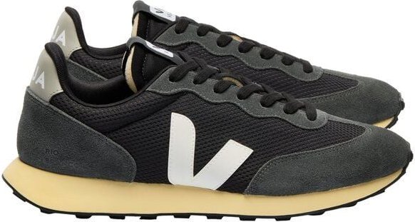 Veja Damen-Sneaker Rio Branco II Alveomesh Black White