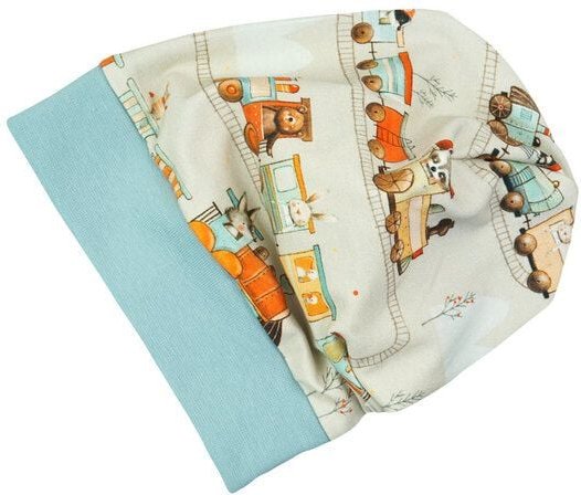 Sternchenwolke BIO Beanie/Mütze "Abenteuer auf Gleisen"
