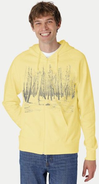 Peaces.bio - handbedruckte Biomode Herren Zip-Hoodie Woodland