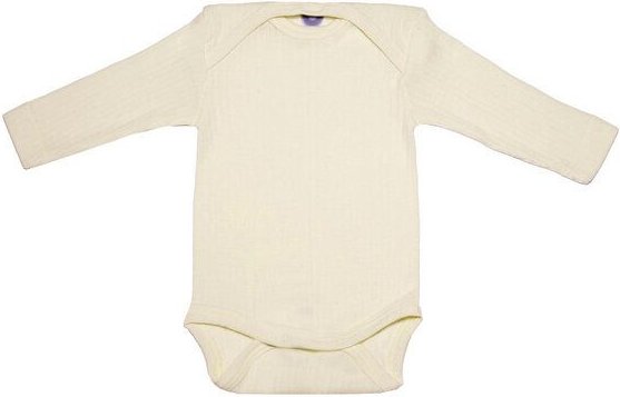 Cosilana Baby-Body Langarm Bio Baumwolle kbT Wolle Seide