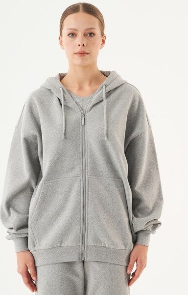 ORGANICATION ESSENTIALS-JALE- Soft Touch Sweatjacke aus Bio-Baumwolle