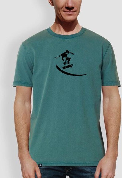 little kiwi Unisex T-Shirt, "Skater", Dyed Hydro