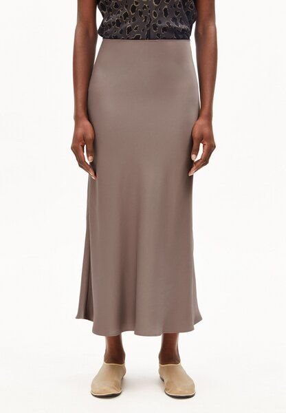 ARMEDANGELS LENOVAA SATIN Damen Webrock aus Naia Renew Mix