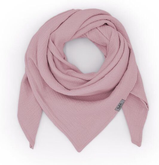 Hutch&Putch Musselin Halstuch - Schal - Tuch für Erwachsene (Damen und Herren) einfarbig aus 100% Bio-Baumwolle