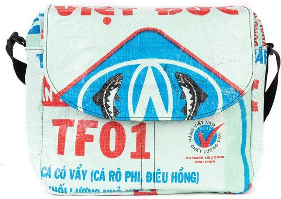 El Puente Multifunktionstasche aus recycelten Reissäcken