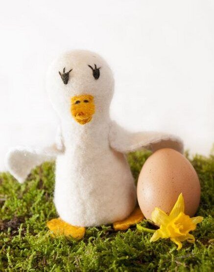 short'n'pietz Ente als Filz-Eierwärmer