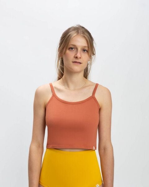 Matona Crop Top aus Baumwolle für Frauen / Basic Crop Top