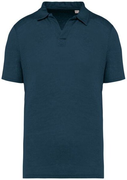 Greenspired Herren Polohemd aus reinem Leinen S-3XL