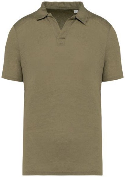 Greenspired Herren Polohemd aus reinem Leinen S-3XL