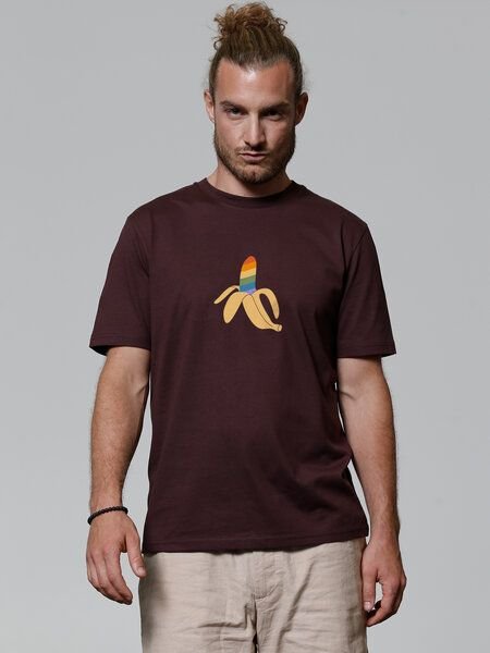 watapparel T-Shirt Unisex Rainbow Banana