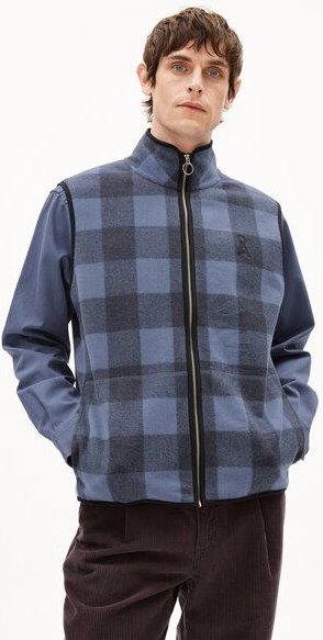 ARMEDANGELS FLAABO MICRO FLEECE Herren Fleeceweste aus Bio Baumwolle