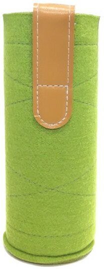 JN JuNiki's Perfekter Schutz für Glasflaschen: JuNiki's Kaffee-/Teewärmer aus Wollfilz grün