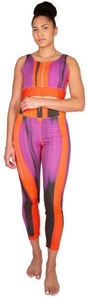 ÆVRIL Damen Yoga Leggings // Floripa Print // Bio-Baumwolle