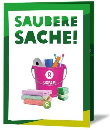 OxfamUnverpackt Spenden-Geschenk "Hygiene-Set" (Grußkarte mit Magnet)