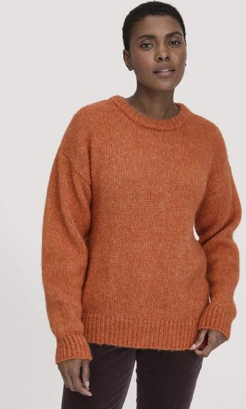 hessnatur Strick Pullover Relaxed aus Alpaka mit Bio-Baumwolle