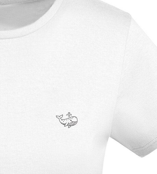 vis wear Love Whale - Women Organic Shirt