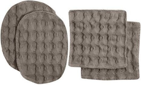 The Organic Company 4er Set Make-up Pads aus Bio-Baumwolle, GOTs zert.