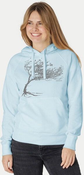 Peaces.bio - handbedruckte Biomode Bio-Damen-Kapuzensweater "Windytree"