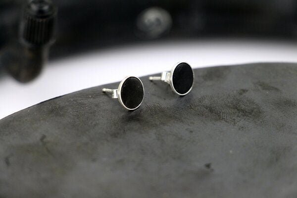 Purewater Upcycling-Ohrringe Fahrradschlauch