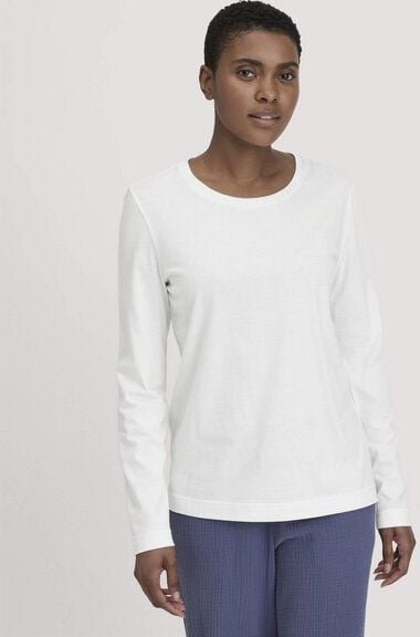 hessnatur Langarm-Schlafshirt aus reiner Bio-Baumwolle