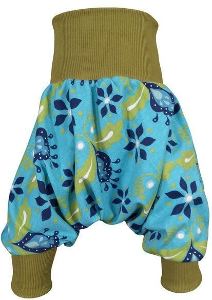 liebewicht Yogahose Pumphose Bio Jersey "Blütenregen" mit Bündchen nach Wahl