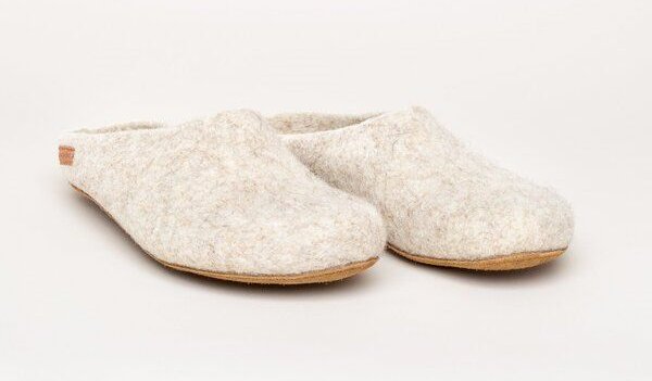 Magicfelt Filz-Hausschuh 713 aus 100% seltenen Wollen | Pantoffel für Damen & Herren mit hochwertiger Rinds-Sohle - Made...