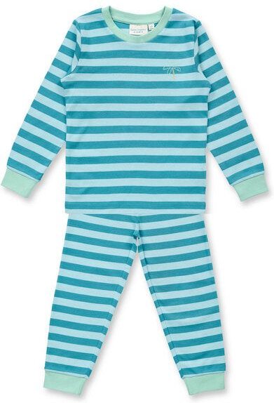 sense-organics Sense Organics Kinder Ringel Schlafanzug 2-Teiler Bio Baumwolle