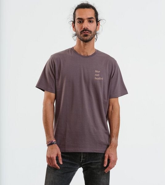 GARY MASH T-Shirt Nur net hudln! aus Biobaumwolle