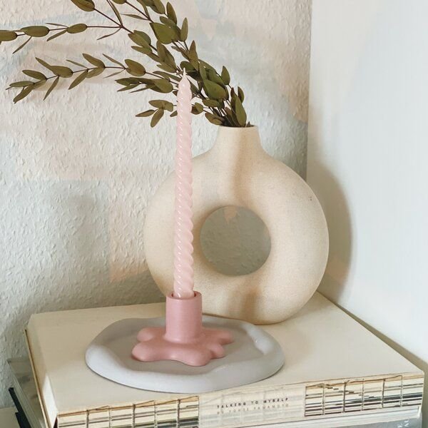 Just a decent day Handgemachter Kerzenständer