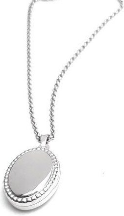 MOANINA Kette Medaillon Sara - 925 Silber/18k Gold Vermeil - 3 Längen