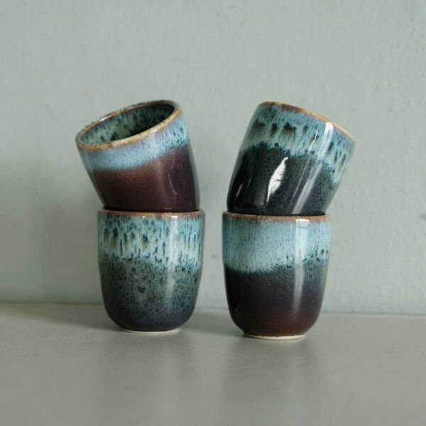 Izanami Tableware Handgemachter Espressobecher aus Steinzeug SET - Krumme Lanke