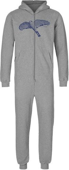 Peaces.bio - handbedruckte Biomode Jumpsuit Sperber Herren