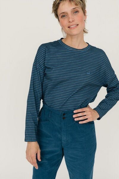 TWOTHIRDS Verte - Navy Blue Stripes