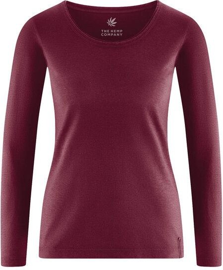 HempAge Damen Langarmshirt THC LINE Hanf/Biobaumwolle
