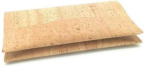 Kork-Deko Korkstoff Reisepass-Hülle Beige – 2 Kartenfächer, vegan & wasserabweisend