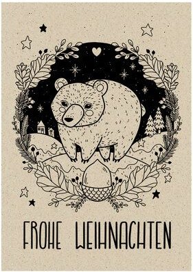 matabooks® Vintage A6 Postkarte aus nachhaltigem Graspapier