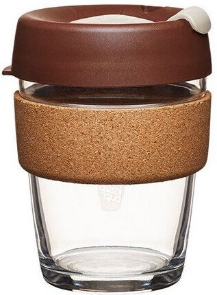 Thumbnail - KeepCup Coffee to go Becher aus Glas mit Grifffläche aus Kork - Limited Edition - Medium 340ml