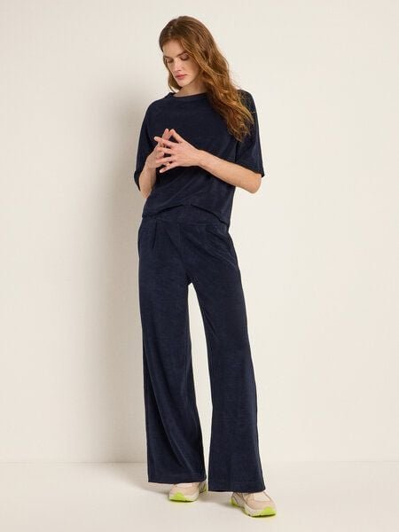 LANIUS Hose mit weitem Bein (GOTS)