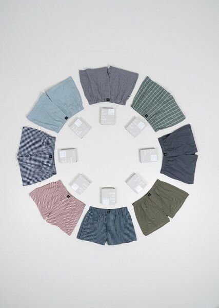 Herren Boxershorts aus Bio-Baumwolle - AMARGO CHECK - recolution