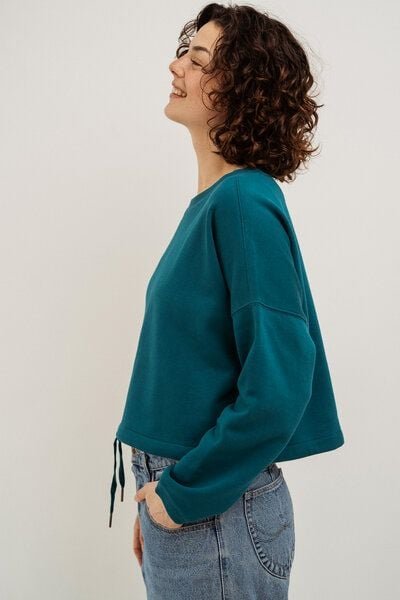 Kultgut Biofair- Kuscheliger Cropsweater / AMY