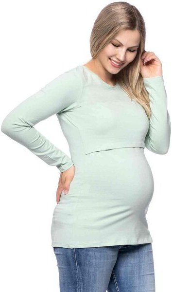 Milchshake 103 BASIC Umstands- und Stillshirt langarm aus Bio-Baumwolle