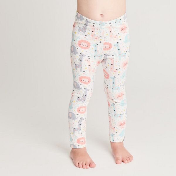 Cheeky Apple Leggings "Mini Jungle Rose" aus Bio-Baumwolle