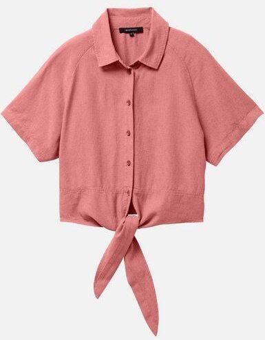 Damen Bluse aus Lenzing ECOVERO Leinen Mix - OCRA - recolution