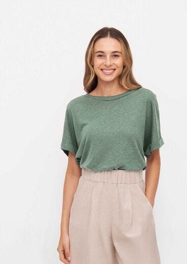 WiDDA berlin Leinen T-Shirt Modell: Lari