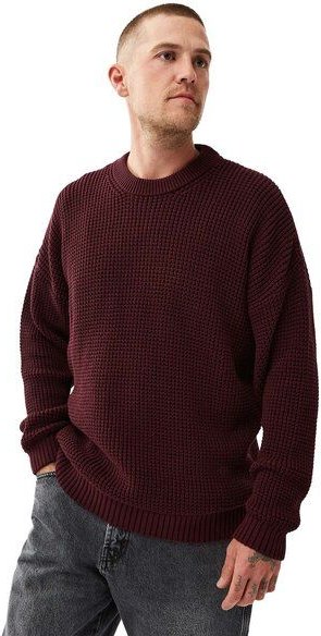 Honesty Rules Boxy Waffle Knitter Pullover